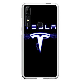 Чехол для Honor P Smart Z с принтом TESLA , Силикон | Область печати: задняя сторона чехла, без боковых панелей | ac | acdc | america | auto | car | cars | dc | electro | elon | logo | musk | rock | space | spacex | tesla | usa | x | авто | автомобиль | илон | космос | лого | логотип | маск | машина | молнии | молния | музыка | рок | тесла | электричест