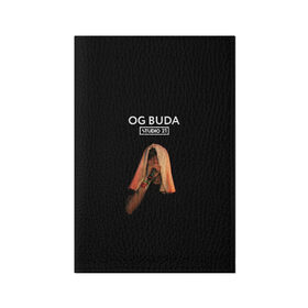 Обложка для паспорта матовая кожа с принтом OG Buda , натуральная матовая кожа | размер 19,3 х 13,7 см; прозрачные пластиковые крепления | melon music | og buda | опг сити | русский рэп | рэп | тюмень | хип хоп