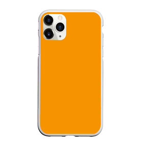 Чехол для iPhone 11 Pro Max матовый с принтом Цвет Шафран (без рисунка) , Силикон |  | Тематика изображения на принте: без рисунка | горчичный | желто оранжевый тон | желтый | модные цвета 2020 | оранжевый | рыжий | сочный цвет | цвет 2020 | шафран | яркие цвета