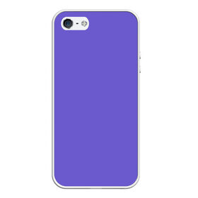 Чехол для iPhone 5/5S матовый с принтом Аспидно-синий , Силикон | Область печати: задняя сторона чехла, без боковых панелей | без дизайна | без картинки | одноцветные | синий