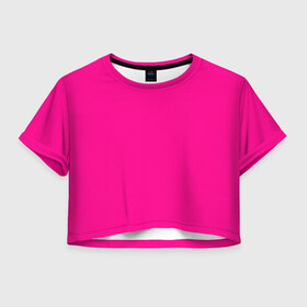 Женская футболка Crop-top 3D с принтом РОЗОВАЯ МАСКА , 100% полиэстер | круглая горловина, длина футболки до линии талии, рукава с отворотами | mask | medical mask | virus | вирус | коронавирус | маска | медицинская маска | розовая маска