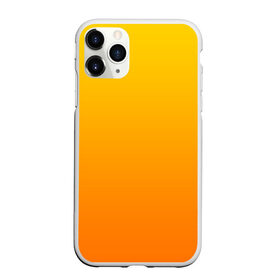 Чехол для iPhone 11 Pro матовый с принтом Оранжевый градиент , Силикон |  | Тематика изображения на принте: градиент | желтый | оранжевый | цвет