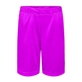 Детские спортивные шорты 3D с принтом Маджента (без рисунка) ,  100% полиэстер
 | пояс оформлен широкой мягкой резинкой, ткань тянется
 | Тематика изображения на принте: маджента | однотонный | пурпурный | розовый | фиолетовый | фуксия | цвет
