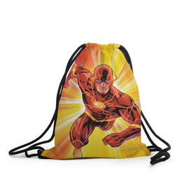 Рюкзак-мешок 3D с принтом The Flash , 100% полиэстер | плотность ткани — 200 г/м2, размер — 35 х 45 см; лямки — толстые шнурки, застежка на шнуровке, без карманов и подкладки | barry allen | the flash | vdzabma | барри аллен | флэш