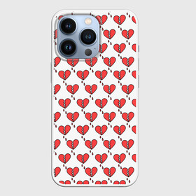 Чехол для iPhone 13 Pro с принтом Разбитое Сердце ,  |  | love | амур | афродита | валентинка | влюбленность | вторая половинка | купидон | любовь | нежность | отношения | подарок любви | поцелуй | праздник любви | романтика | свадьба | свидание | семья