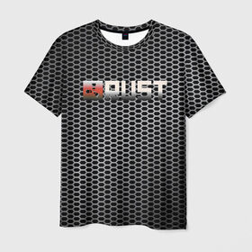 Мужская футболка 3D с принтом RUST РАСТ , 100% полиэфир | прямой крой, круглый вырез горловины, длина до линии бедер | rust | tegunvteg | пустошь | раст | соты