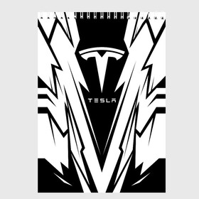 Скетчбук с принтом Tesla , 100% бумага
 | 48 листов, плотность листов — 100 г/м2, плотность картонной обложки — 250 г/м2. Листы скреплены сверху удобной пружинной спиралью | auto | car | elon | musk | nasa | race | spacex | tesla | авто | автоспорт | гонки | илон | маск | машина | тесла | тэсла
