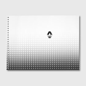 Альбом для рисования с принтом Renault , 100% бумага
 | матовая бумага, плотность 200 мг. | Тематика изображения на принте: auto | avto | duster | kiger | logan | renault | reno | авто | дастер | логан | рено | рено логан | рэно