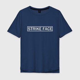 Мужская футболка хлопок Oversize с принтом Strike face , 100% хлопок | свободный крой, круглый ворот, “спинка” длиннее передней части | bad | crazy | evil | protest | rage | strike face | безумие | протест | сумасшедший | удар