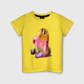 Детская футболка хлопок с принтом Мармеладка , 100% хлопок | круглый вырез горловины, полуприлегающий силуэт, длина до линии бедер | десерт | еда | жевательная конфета | конфетка | мармелад | сладость