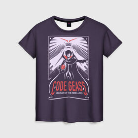 Женская футболка 3D с принтом Code geass Код Гиас , 100% полиэфир ( синтетическое хлопкоподобное полотно) | прямой крой, круглый вырез горловины, длина до линии бедер | anime | академия | аниме | анимэ | ашфорд | гиас | зеро | код гиас | лелуш | лулу | черный принц