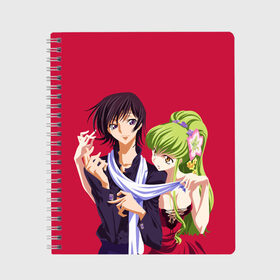 Тетрадь с принтом Code geass Код Гиас , 100% бумага | 48 листов, плотность листов — 60 г/м2, плотность картонной обложки — 250 г/м2. Листы скреплены сбоку удобной пружинной спиралью. Уголки страниц и обложки скругленные. Цвет линий — светло-серый
 | Тематика изображения на принте: anime | академия | аниме | анимэ | ашфорд | гиас | зеро | код гиас | лелуш | лулу | черный принц