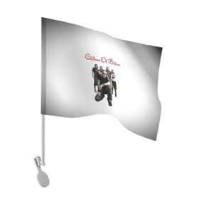 Флаг для автомобиля с принтом Children of Bodom , 100% полиэстер | Размер: 30*21 см | children of bodom | алекси лайхо | дэт метал | метал | рок | финляндия | финский рок