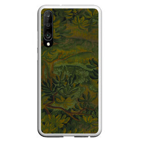 Чехол для Honor P30 с принтом Зеркальный лес (Mirror forest) , Силикон | Область печати: задняя сторона чехла, без боковых панелей | зеркальный лес | камуфляж | картина лес | лес | лесной камуфляж | лесной пейзаж | обои | обои пейзаж | пейзаж