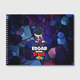 Альбом для рисования с принтом BRAWL STARS EDGAR , 100% бумага
 | матовая бумага, плотность 200 мг. | Тематика изображения на принте: 8 bit | brawl stars | byron | colette | crow | edgar | gale | leon | max | mr.p | sally leon | shark | virus 8 bit | werewolf leon | акула | байрон | берли | бравл старс | ворон | коллет | макс | оборотень | эдгар