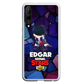 Чехол для Honor P30 с принтом BRAWL STARS EDGAR , Силикон | Область печати: задняя сторона чехла, без боковых панелей | 8 bit | brawl stars | byron | colette | crow | edgar | gale | leon | max | mr.p | sally leon | shark | virus 8 bit | werewolf leon | акула | байрон | берли | бравл старс | ворон | коллет | макс | оборотень | эдгар