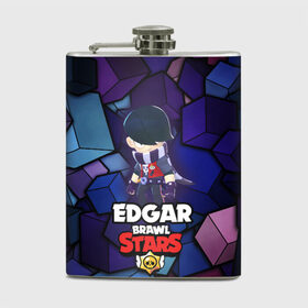 Фляга с принтом BRAWL STARS EDGAR , металлический корпус | емкость 0,22 л, размер 125 х 94 мм. Виниловая наклейка запечатывается полностью | 8 bit | brawl stars | byron | colette | crow | edgar | gale | leon | max | mr.p | sally leon | shark | virus 8 bit | werewolf leon | акула | байрон | берли | бравл старс | ворон | коллет | макс | оборотень | эдгар