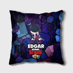 Подушка 3D с принтом BRAWL STARS EDGAR , наволочка – 100% полиэстер, наполнитель – холлофайбер (легкий наполнитель, не вызывает аллергию). | состоит из подушки и наволочки. Наволочка на молнии, легко снимается для стирки | 8 bit | brawl stars | byron | colette | crow | edgar | gale | leon | max | mr.p | sally leon | shark | virus 8 bit | werewolf leon | акула | байрон | берли | бравл старс | ворон | коллет | макс | оборотень | эдгар