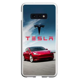 Чехол для Samsung S10E с принтом Tesla Model 3 , Силикон | Область печати: задняя сторона чехла, без боковых панелей | 3 | america | auto | car | electric | elon | model | motors | musk | tesla | usa | vehicle | авто | америка | илон | маск | модель | сша | тесла | электромобиль