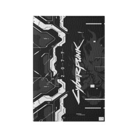 Обложка для паспорта матовая кожа с принтом Cyberpunk 2077 Tech , натуральная матовая кожа | размер 19,3 х 13,7 см; прозрачные пластиковые крепления | cyberpunk 2077 | game | samurai | игра | кибер | киберпанк 2077 | самурай