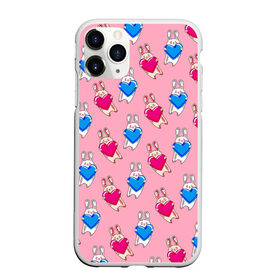 Чехол для iPhone 11 Pro матовый с принтом Love Bunny , Силикон |  | 14 февраля | baby | bunny | kawaii | love | love is | love you | rabbit | валентинка | влюбленные | девушка | жена | животные | зайчики | заяц | игрушка | кавайный | кролик | лучшая | любимая | люблю | любовь | малыш | подарок