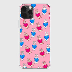 Чехол для iPhone 12 Pro Max с принтом Love Bunny , Силикон |  | 14 февраля | baby | bunny | kawaii | love | love is | love you | rabbit | валентинка | влюбленные | девушка | жена | животные | зайчики | заяц | игрушка | кавайный | кролик | лучшая | любимая | люблю | любовь | малыш | подарок