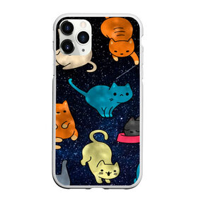 Чехол для iPhone 11 Pro матовый с принтом Космические котики , Силикон |  | cat | cats | cosmos | kitten | mem | memes | rose | roses | глаза | глазки | киска | космос | кот | котёнок | котик | котики | котэ | котята | кошак | кошка | кошки | красивая | мем | мемчики | милая | прикольная | розы | светлая
