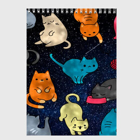 Скетчбук с принтом Космические котики , 100% бумага
 | 48 листов, плотность листов — 100 г/м2, плотность картонной обложки — 250 г/м2. Листы скреплены сверху удобной пружинной спиралью | Тематика изображения на принте: cat | cats | cosmos | kitten | mem | memes | rose | roses | глаза | глазки | киска | космос | кот | котёнок | котик | котики | котэ | котята | кошак | кошка | кошки | красивая | мем | мемчики | милая | прикольная | розы | светлая