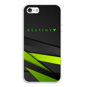 Чехол для iPhone 5/5S матовый с принтом DESTINY / ДЕСТИНИ , Силикон | Область печати: задняя сторона чехла, без боковых панелей | action | destiny | destiny 2 | fantasy | game | hunter | online | tegunvteg | titan | traveller | warlock | игры | космос | шутер