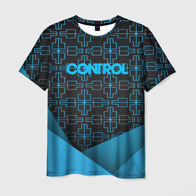Мужская футболка 3D с принтом CONTROL REMEDY (S) , 100% полиэфир | прямой крой, круглый вырез горловины, длина до линии бедер | control | game | remedy | tegunvteg | игры | контрол | ремеди