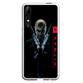 Чехол для Honor P Smart Z с принтом Hitman3 | Agent 47 , Силикон | Область печати: задняя сторона чехла, без боковых панелей | Тематика изображения на принте: 47 | hitman 3 | iq interactive | killer | pc | агент 47 | хитман