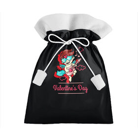 Подарочный 3D мешок с принтом Valentines Day , 100% полиэстер | Размер: 29*39 см | angel | cupid | day | happy | heart | love | rose | valentine | valentines | ангел | валентин | валентина | валентинка | день | купидон | любовь | святого | святой | сердце