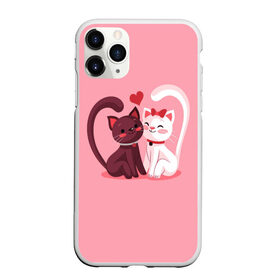 Чехол для iPhone 11 Pro матовый с принтом Happy Valentines Day , Силикон |  | Тематика изображения на принте: angel | cat | cats | cupid | day | happy | heart | love | rose | valentine | valentines | ангел | валентин | валентина | валентинка | день | кошки | купидон | любовь | святого | святой | сердце