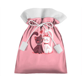 Подарочный 3D мешок с принтом Happy Valentines Day , 100% полиэстер | Размер: 29*39 см | angel | cat | cats | cupid | day | happy | heart | love | rose | valentine | valentines | ангел | валентин | валентина | валентинка | день | кошки | купидон | любовь | святого | святой | сердце