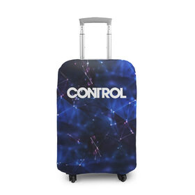 Чехол для чемодана 3D с принтом CONTROL , 86% полиэфир, 14% спандекс | двустороннее нанесение принта, прорези для ручек и колес | control | game | remedy | tegunvteg | игры | контрол | ремеди