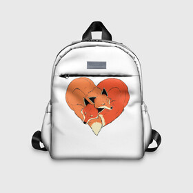 Детский рюкзак 3D с принтом Лисята , 100% полиэстер | лямки с регулируемой длиной, сверху петелька, чтобы рюкзак можно было повесить на вешалку. Основное отделение закрывается на молнию, как и внешний карман. Внутри дополнительный карман. По бокам два дополнительных кармашка | Тематика изображения на принте: 14 февраля | fox | happy | hello kitty | i love you | love is | валентин | день святого | животные | китайский | китти | котенок | кошка | лиса | лисенок | любовь | надпись | отпечатки | подушки | поцелуй | праздник | сердце