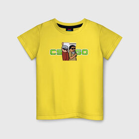 Детская футболка хлопок с принтом CS GO Мультяхи , 100% хлопок | круглый вырез горловины, полуприлегающий силуэт, длина до линии бедер | counter strike | counter strike global offensive | cs go | csgo