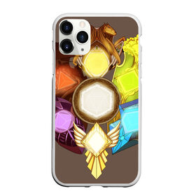 Чехол для iPhone 11 Pro матовый с принтом Боевые щиты воинов ДнД , Силикон |  | dices | dnd | dungeons dragons | боевой | воин | днд | игра | кубик | подарок | щит