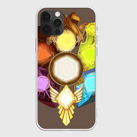 Чехол для iPhone 12 Pro Max с принтом Боевые щиты воинов ДнД , Силикон |  | dices | dnd | dungeons dragons | боевой | воин | днд | игра | кубик | подарок | щит