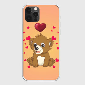 Чехол для iPhone 12 Pro Max с принтом Медвежонок , Силикон |  | Тематика изображения на принте: bear | day | heart | love | romantic | valentine | valentines | амур | валентина | влюбленные | влюбленных | всех | день | купидон | любовь | медведь | медвежонок | романтика | романтичность | святого | сердечки | сердечко