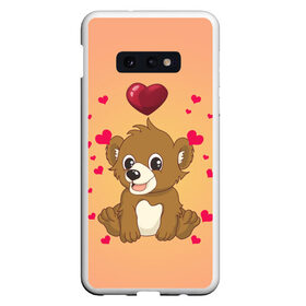 Чехол для Samsung S10E с принтом Медвежонок , Силикон | Область печати: задняя сторона чехла, без боковых панелей | bear | day | heart | love | romantic | valentine | valentines | амур | валентина | влюбленные | влюбленных | всех | день | купидон | любовь | медведь | медвежонок | романтика | романтичность | святого | сердечки | сердечко