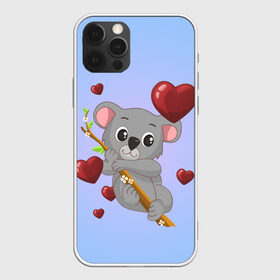 Чехол для iPhone 12 Pro Max с принтом Коала , Силикон |  | day | heart | koala | love | romantic | valentine | valentines | амур | валентина | влюбленные | влюбленных | всех | день | коала | купидон | любовь | романтика | романтичность | святого | сердечки | сердечко | сердце