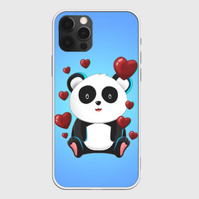 Чехол для iPhone 12 Pro Max с принтом Панда , Силикон |  | day | heart | love | panda | romantic | valentine | valentines | амур | валентина | влюбленные | влюбленных | всех | день | купидон | любовь | романтика | романтичность | святого | сердечки | сердечко | сердце