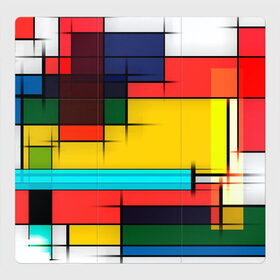 Магнитный плакат 3Х3 с принтом абстрактные фигуры цвета , Полимерный материал с магнитным слоем | 9 деталей размером 9*9 см | абстракция | геометрия | краски | кубизм | линии | под все | прямоугольники | современное искусство | текстуры | тренды | фигуры | цвета | яркий