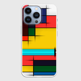 Чехол для iPhone 13 Pro с принтом абстрактные фигуры цвета ,  |  | абстракция | геометрия | краски | кубизм | линии | под все | прямоугольники | современное искусство | текстуры | тренды | фигуры | цвета | яркий