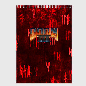 Скетчбук с принтом DOOM 3 (S) , 100% бумага
 | 48 листов, плотность листов — 100 г/м2, плотность картонной обложки — 250 г/м2. Листы скреплены сверху удобной пружинной спиралью | doom | doom eternal | game | tegunvteg | демоны | дум | думгай | игры | марс | планета