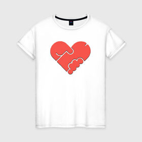 Женская футболка хлопок с принтом AntiValentin , 100% хлопок | прямой крой, круглый вырез горловины, длина до линии бедер, слегка спущенное плечо | антивалентин валеньтинка сердце день валентина