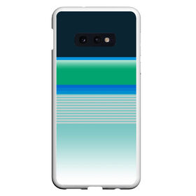 Чехол для Samsung S10E с принтом Sea color , Силикон | Область печати: задняя сторона чехла, без боковых панелей | green | line | lines | sea | sea color | wave | зеленый | море | морской цвет