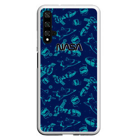 Чехол для Honor 20 с принтом NASA , Силикон | Область печати: задняя сторона чехла, без боковых панелей | administration | aeronautics | nasa | national | space | детская | тrdnasa