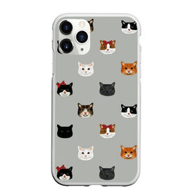 Чехол для iPhone 11 Pro матовый с принтом Кошечки , Силикон |  | cat | cats | cosmos | kitten | mem | memes | rose | roses | глаза | глазки | киска | космос | кот | котёнок | котик | котики | котэ | котята | кошак | кошка | кошки | красивая | мем | мемчики | милая | прикольная | розы | светлая